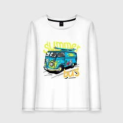 Женский лонгслив Summer bus