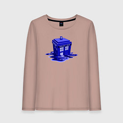 Женский лонгслив Tardis ink