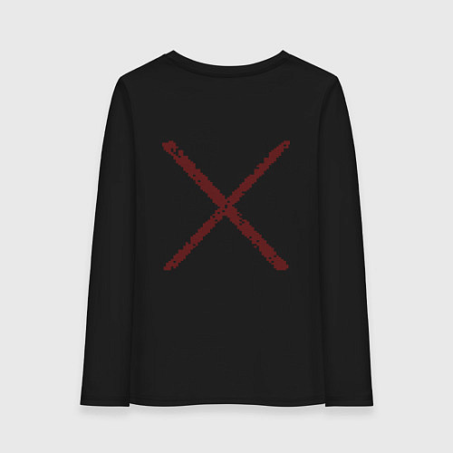 Женский лонгслив Rave wave / Черный – фото 2