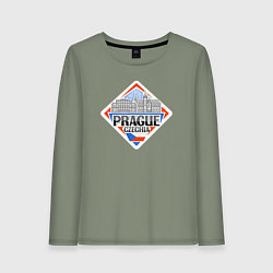 Лонгслив хлопковый женский Prague, цвет: авокадо