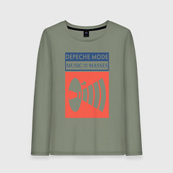 Женский лонгслив Depeche Mode - Music for the masses merch