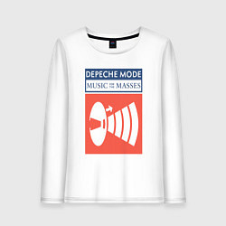 Женский лонгслив Depeche Mode - Music for the masses merch