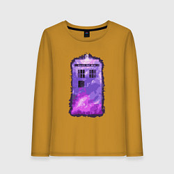 Женский лонгслив Violet tardis