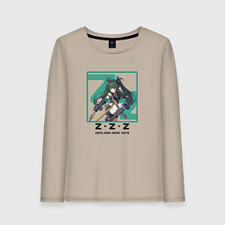 Лонгслив хлопковый женский Цинъи - Zenless Zone Zero, цвет: миндальный