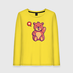 Женский лонгслив Lovely bear