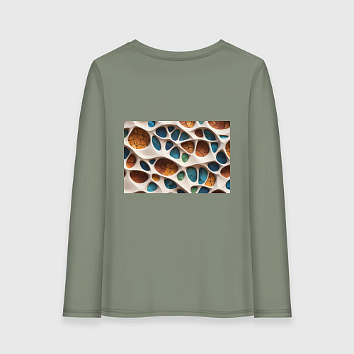 Женский лонгслив Вдохновлено Антонио Гауди / Авокадо – фото 2