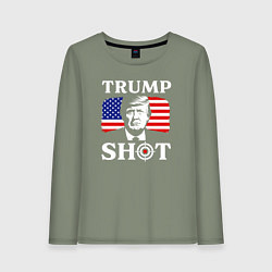 Женский лонгслив Trump shot