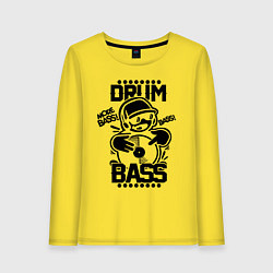 Женский лонгслив Drum n Bass: More Bass