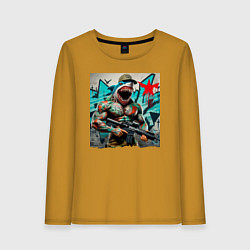 Женский лонгслив Sharkman bodybuilder - special forces