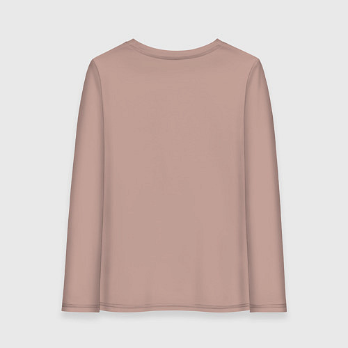 Женский лонгслив Колыбельная котёнка / Пыльно-розовый – фото 2