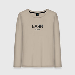 Лонгслив хлопковый женский Baяn, цвет: миндальный
