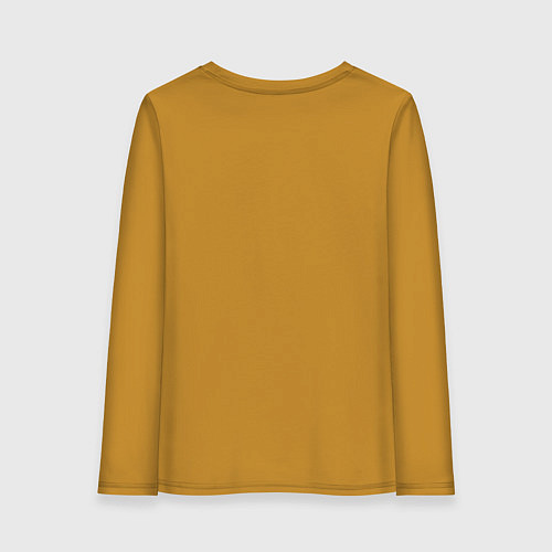 Женский лонгслив Punks skulls / Горчичный – фото 2