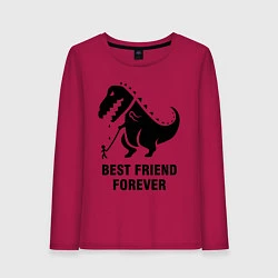 Женский лонгслив Godzilla best friend