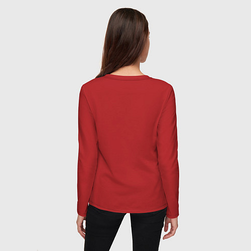 Женский лонгслив Опять 25 / Красный – фото 4