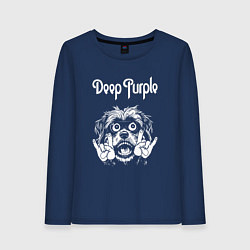 Женский лонгслив Deep Purple rock dog