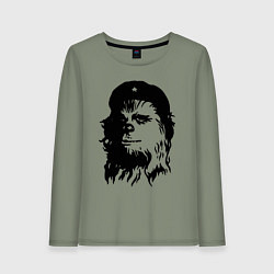 Лонгслив хлопковый женский Star wars - Chewie Guevara, цвет: авокадо