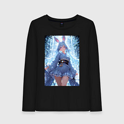 Женский лонгслив Зайка в гармонии с природой