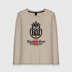 Лонгслив хлопковый женский Kingdom Come Deliverance 2, цвет: миндальный