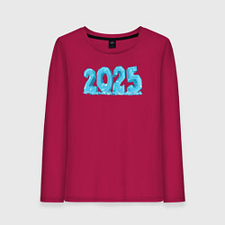 Лонгслив хлопковый женский Ice 2025, цвет: маджента