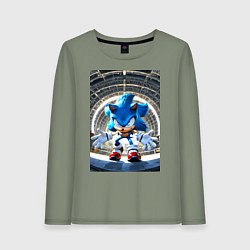 Женский лонгслив Соник на сексетной базе