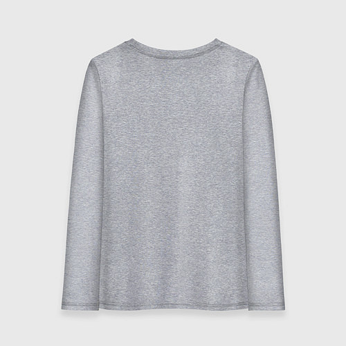 Женский лонгслив Анастасия - звезда / Меланж – фото 2