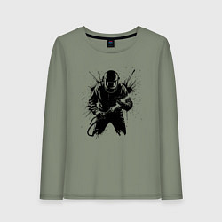 Женский лонгслив Сварщик с плазмой