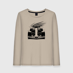 Женский лонгслив Гоночный болид F1