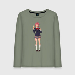 Женский лонгслив Дандадан Сиратори Айра с мороженым