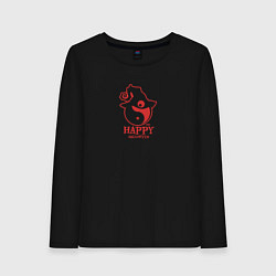 Женский лонгслив Счастливого Хэллоуина и равновесия