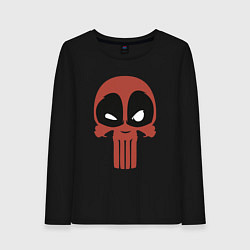 Женский лонгслив Deadpool skeletor