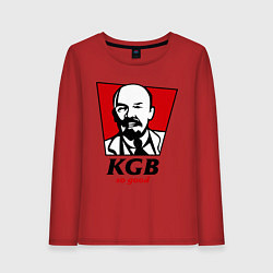 Лонгслив хлопковый женский KGB: So Good, цвет: красный