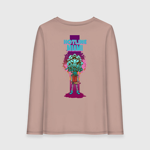 Женский лонгслив HM: Hooking Over People? / Пыльно-розовый – фото 2