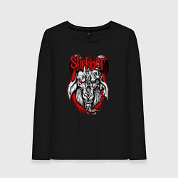 Лонгслив хлопковый женский Slipknot Goat, цвет: черный