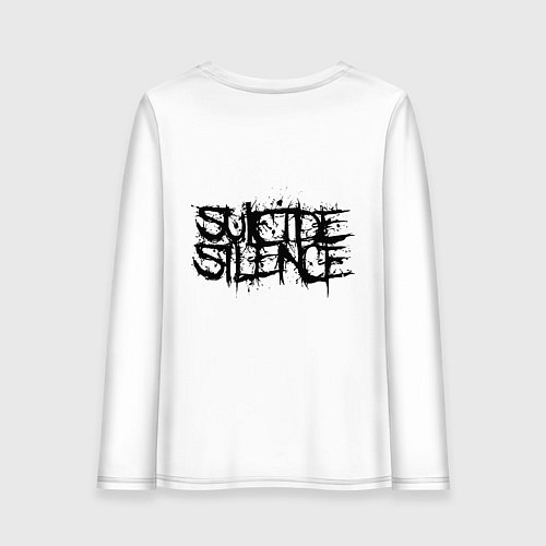 Женский лонгслив Suicide Silence: Venom / Белый – фото 2