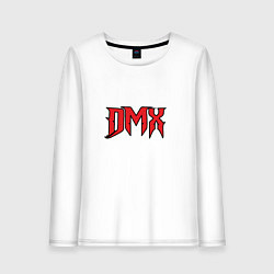 Лонгслив хлопковый женский DMX, цвет: белый