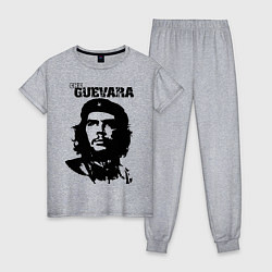 Пижама хлопковая женская Che Guevara, цвет: меланж
