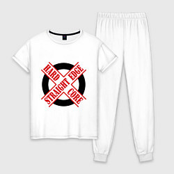 Женская пижама Straight edge (sXe)