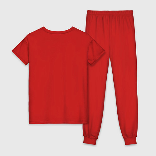 Женская пижама Keep Calm & Chug on / Красный – фото 2