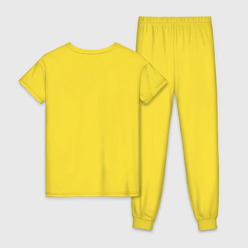Женская пижама TFK: White Fire / Желтый – фото 2