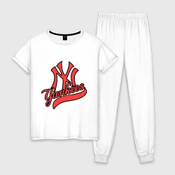 Женская пижама New York Yankees logo