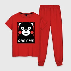 Женская пижама Kumamon: Obey Me