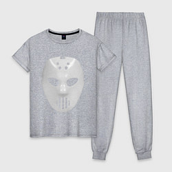 Пижама хлопковая женская Angerfist Mask, цвет: меланж