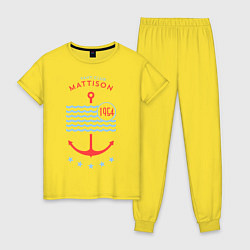 Женская пижама MATTISON яхт-клуб