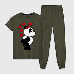 Женская пижама Поцелуй панды: для нее