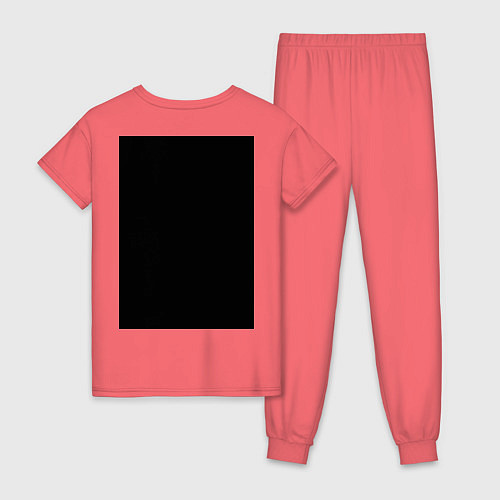 Женская пижама Достоевский Федор / Коралловый – фото 2