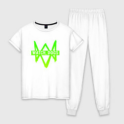 Женская пижама Watch Dogs: Green Logo