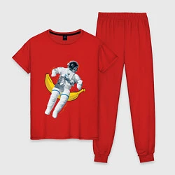 Женская пижама Космонавт на банане