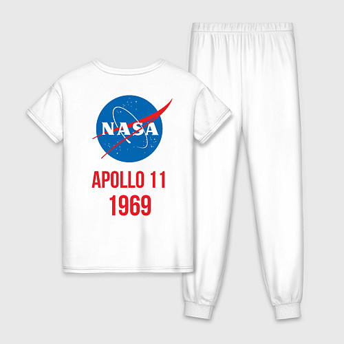 Женская пижама Nasa Apollo 11 / Белый – фото 2