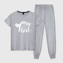 Женская пижама Kick like a girl