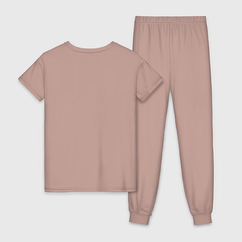 Женская пижама Enderman / Пыльно-розовый – фото 2